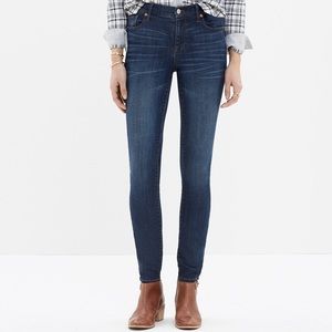 MADEWELL // High Riser Skinny Jeans in Atlantic